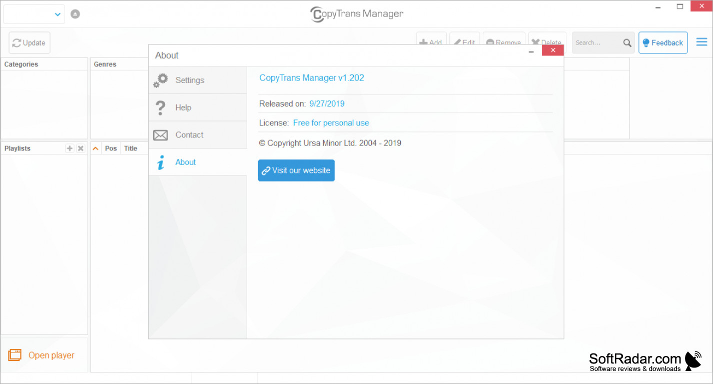 copytrans manager for mac free download
